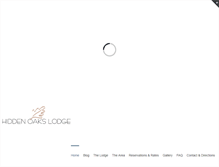 Tablet Screenshot of hiddenoakslodge.com